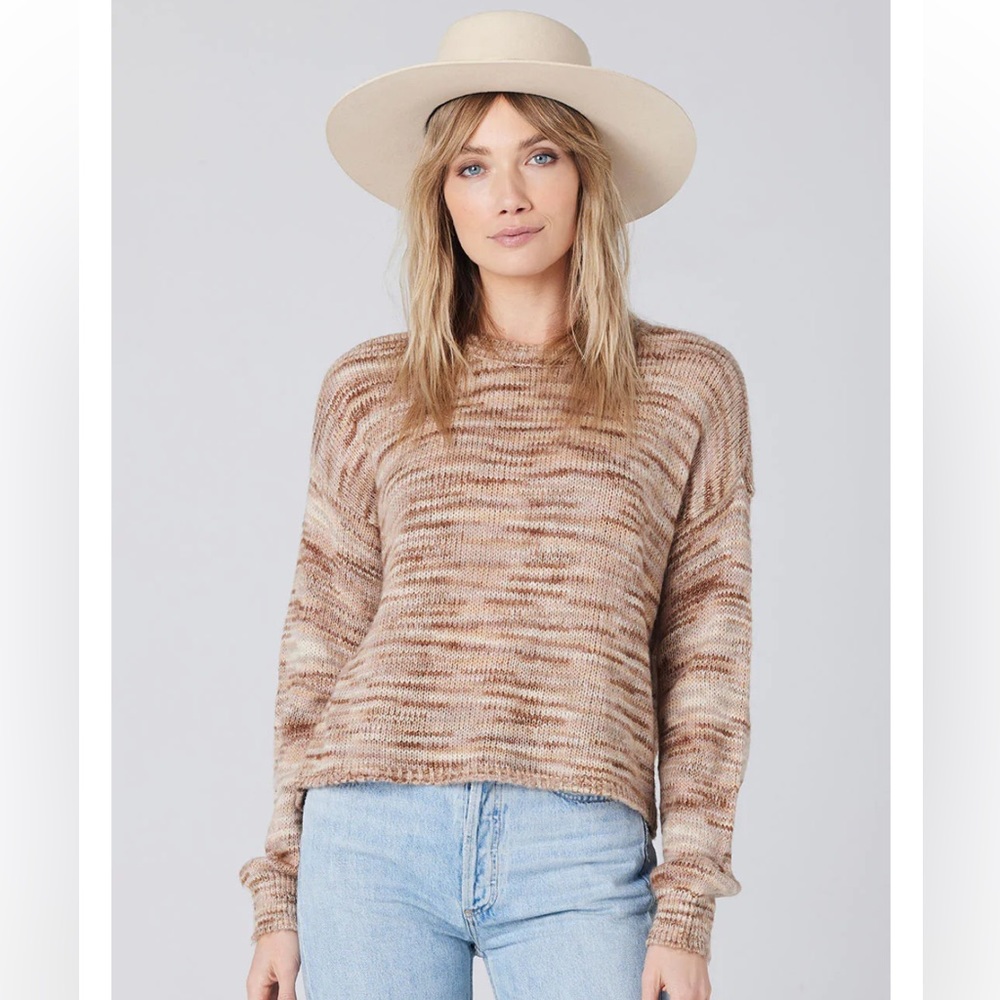 Saltwater luxe brown sweater size small